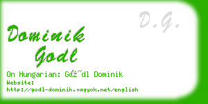 dominik godl business card